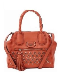 Guess Jodi Xbody Faux Leather Bag in Coral
