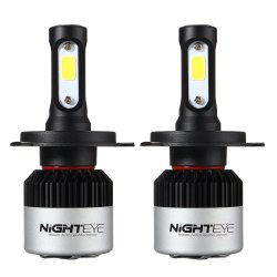 Nighteye LED Headlights 9005 9006 H4 H7 H11 Universal Cob LED Headlight 36W 4500LM 6500K Bulbs