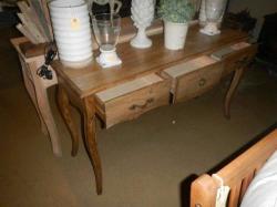 Natural White Cedarwood Consol Table - Length 1.30 Width 48cm Height 75cm