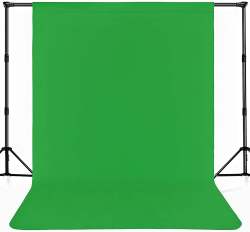 Quality Non Woven Muslin Background Backdrop - Chromakey Green 3 X 6M