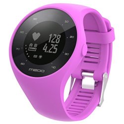 Creazy Soft Silicone Rubber Watch Band Wrist Strap For Polar M200 Fitness Watch Purple