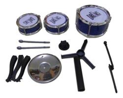 Donna Viva D Condere Blue Mini Jazz Drum Set