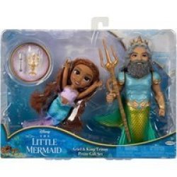 Disney The Little Mermaid 6 Ariel & King Triton Petite Gift Set