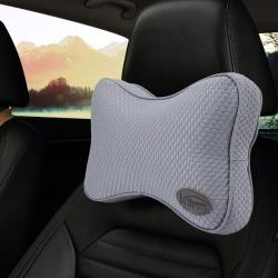 Kcb Car Auto Season Universial Cotton Neck Rest Cushion Leather Head Pillow Mat
