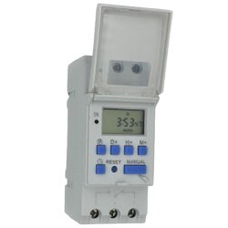 16A Timer Switch Programmable 230V Ac 16 Schedules Din Rail