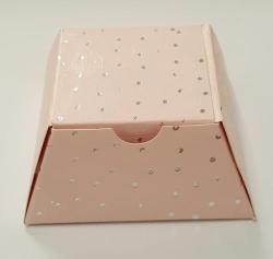 Wedding Favour Boxes - Flat Pyrimid Small Light Pink