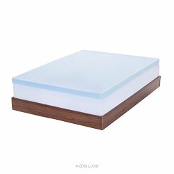 lucid cool gel memory foam mattress