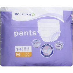 Clicks Incontinence Adult Pants Medium 14 Pants