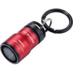 Amigo Handbag Keyring Alarm - Black & Red