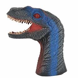DANNTARA Dinosaur Realistic Soft Hand Puppet Toy for Kids Velociraptor Raptor 