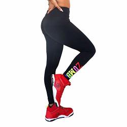 Zumba High Waisted Leggings For Women Dance Compression Butt Lift Workout  Pants Bold Black B XS Prices, Shop Deals Online