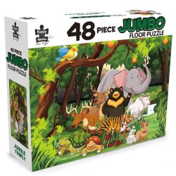 Jungle Family 48-PIECE Jumbo Floor Puzzle