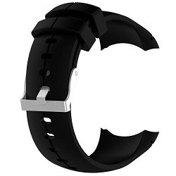 Qghxo Band For Suunto Spartan Ultra Replacement Soft Silicone Wristband Strap With Metal Buckle For Suunto Spartan Ultra Watch