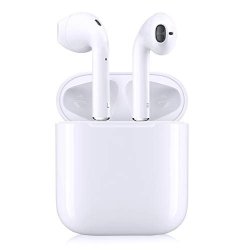 Wireless Earbuds Bluetooth 5.0 Headsets WITH?24HRS Charging Case? IPX5 Waterproof 3D Stereo Headphones In-ear Ear Buds Built-in MIC Pop-ups Auto Pairing Earpods For Iphone samsung android