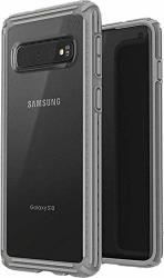 Speck Products Compatible Phone Case For Samsung S10E Presidio V-grip Case Clear gray