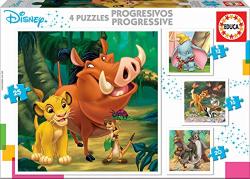 Educa Borr S Dumbo Bambi Lion King Jungle Book Puzzle Assorted Colour 18104