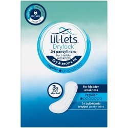 Lil-Lets Drylock Regular Pantyliners 34 Liners