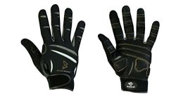 Bionic Gloves Beast Mode Women's Full Finger Fitness lifting Gloves W Natural Fit Technology Black Large Pair