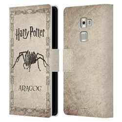 Official Harry Potter Aragog Spider Creature Chamber Of Secrets II Leather Book Wallet Case Cover Compatible For Huawei Mate S