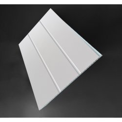 White Pvc Ceiling Panel With Groove T6MM X W250MM X L3.9M