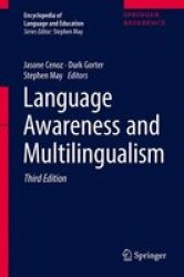 Language Awareness And Multilingualism Hardcover 3RD Ed. 2017