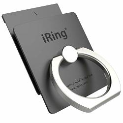 uxx Korea uxx Iring Link Finger Ring Holder Cell Phone Accessories Removable Plate Enable Wireless Charging Ring Stand Compatible With Iphone Samsung Other Android Smartphone Graphite Gray Prices Shop Deals Online