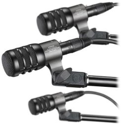 Audio-Technica Audio Technica ATM230PK Hypercardioid Dynamic Drum Microphone Pack - Black Pack Of 3
