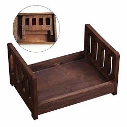Baby Wooden Bed Portable Small Wooden Baby Posing Cot Detachable Photo Shoot Newborn Crib Baby Crib Photography Props For Newborn Baby