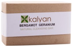 Kalyan Bergamot & Geranium Natural Cleansing Bar - 200G
