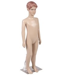 Bestmassage Mannequin Dress Form Children Dress Model Display Mannequin Body 4-6 Years Old Standing Pose Plastic Mannequin
