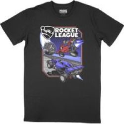 Rocket League Car Blast Teen T-Shirt Black