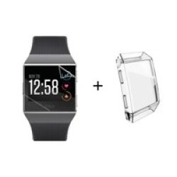 Generic Fitbit Ionic Tpu Silicone Screen Protector - With Protective Case