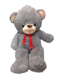 giant teddy bear grey