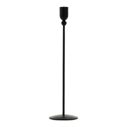 @home Dinner Candle Holders Black Metal 30X8.5CM