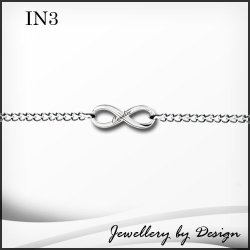 Infinity Ankle Bracelet - Engraving