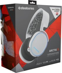 Steelseries - Wired 7.1 Gaming Headset - Arctis 5 - White PC PS4 XBOX One