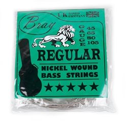 Bray 4 String Bass Guitar Strings 45 - 105 Perfect For Fender Gibson Yamaha Squier & Ibanez Bass Guitars