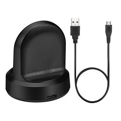 Samsung Gear S3 Wireless Charger Shangpule Qi Wireless Charging Cradle Dock With USB Cable For Samsung Gear S3 Classic SM-R760 And S3 Frontier SM-R770 Smartwatch