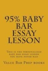 95% Baby Bar Essay Lesson