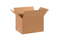 Retailsource B151109CB1 Corrugated Box 15" Length X 11" Width X 9" Height Brown