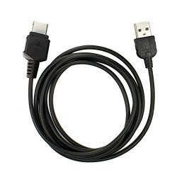 Fenzer Black USB Data Sync Charger Cable For Samsung Sch R510 Wafer U420 Nimbus U740 Alias