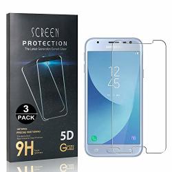 Bear Village Galaxy J3 Prime Tempered Glass Screen Protector 9H Hardness Screen Protector Film For Samsung Galaxy J3 Prime Anti Scratches Ultra Thin 3 Pack