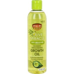 African Pride Olive Miracle Anti-breakage Maximum Strengthening Growth Oil 250ML