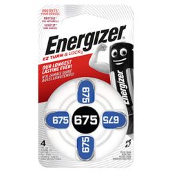 Energizer AZ675 Zinc Air Hearing Aid Battery Card 4