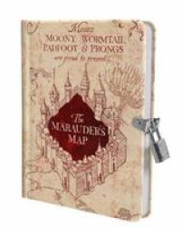 Harry Potter: Marauder& 39 S Map Lock And Key Diary Book
