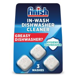 Finish 3 Pack Auto Dishwasher Cleaning Pods In-wash Machine Cleaner Flushes Limescale From Vital Dishwasher Parts