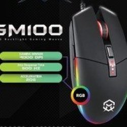 GM100 Wired Gaming Mouse Black