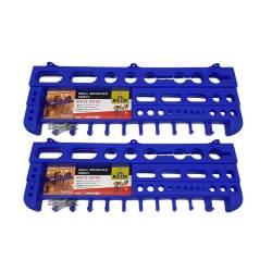 Wall Mounted Tool Shelf Blue DH435 2 Pack