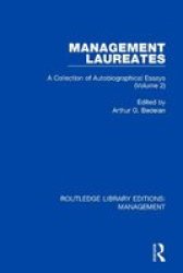 Management Laureates - A Collection Of Autobiographical Essays Volume 2 Paperback