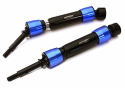 Integy Dual-Joint Telescopic Rear Drive Shafts for Traxxas 1/10 Stampede 2WD 